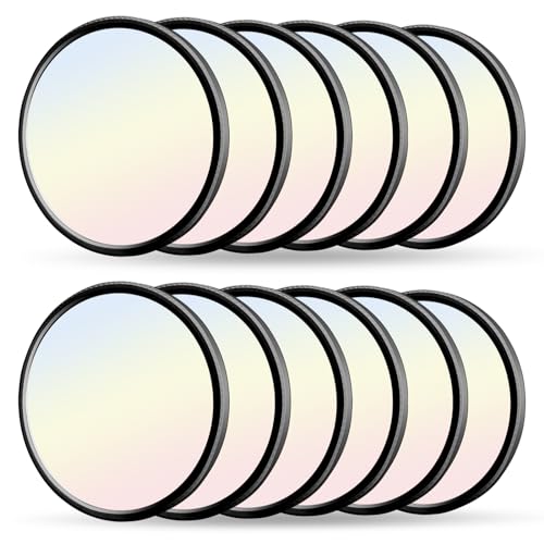 hunhun 12-Pack 3200lm LED Flush Mount Ceiling Light 12 Inch, Adjustable 5CCT, Ultra Slim 0.87 Inch for Bedroom & Living Room, Black