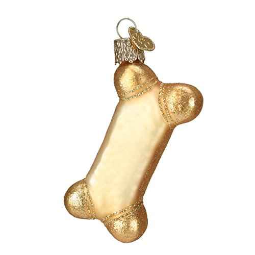 Old World Christmas Dog Biscuit Glass Blown Ornament for Christmas Tree