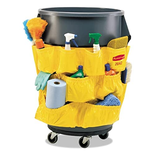 Rubbermaid Commercial Products Brute Cleaning Caddy - 1 Pack, Yellow