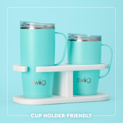 Swig Life 18oz Travel Mug with Handle & Lid - Mr Claus Edition