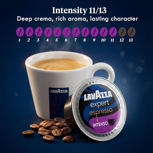 Lavazza Expert Espresso Intenso Capsules Dark Roast Coffee Pods 72ct