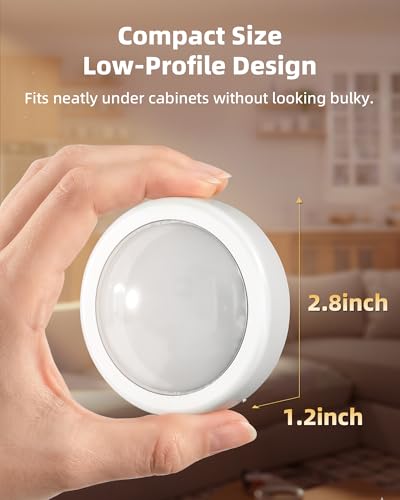 EZVALO 6-Pack Under Cabinet Lighting with Charging Station,