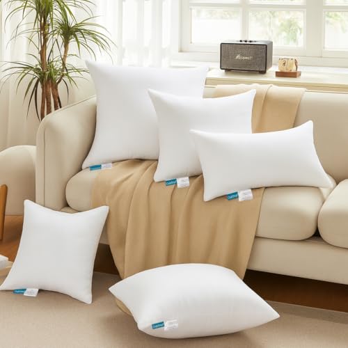 2 Pack 26x26 Inch Throw Pillow Inserts - Euro Cushion Fill for Sofas & Beds