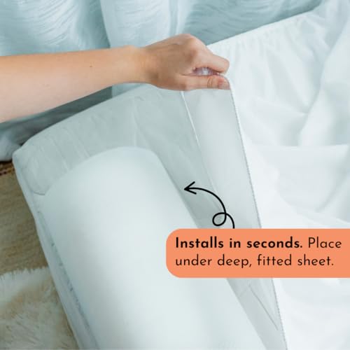 Toddler Bed Bumper Guard - Soft Foam Safety Bed Rail for Twin Full Queen King - 2 Pack