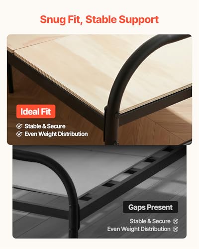 King Size Foldable Bunkie Board for Mattress Support - Anti-Sag Platform Bed