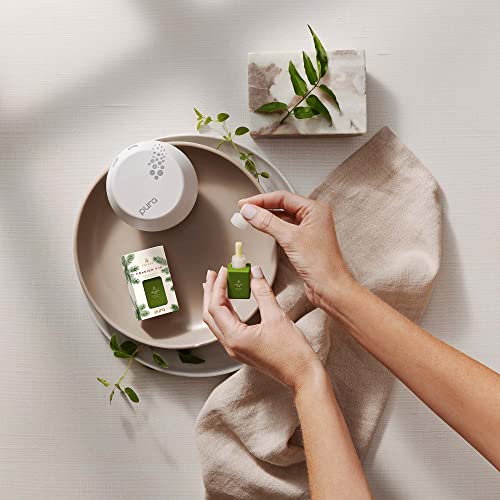 Frasier Fir Scent Diffuser Refill Pack for Pura Smart Diffuser - Long-Lasting Home Fragrance - Siberian Fir, Cedarwood & Sandalwood - 2 Pack