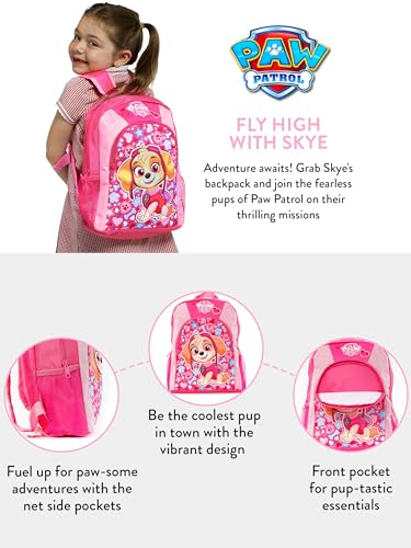 Paw Patrol Skye Kids Backpack for Girls, School & Travel Bags