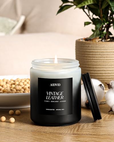 Scented Candles Set for Men - 6 Fragrances, 42 oz, Long-Lasting Aromatherapy