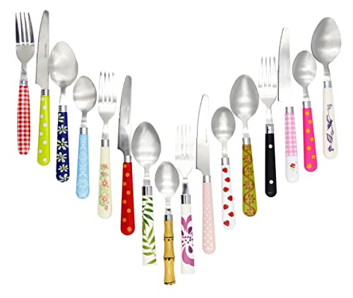 Eclectic Mosaic Flatware Set of 16 - Service for 4 - Gypsy Color
