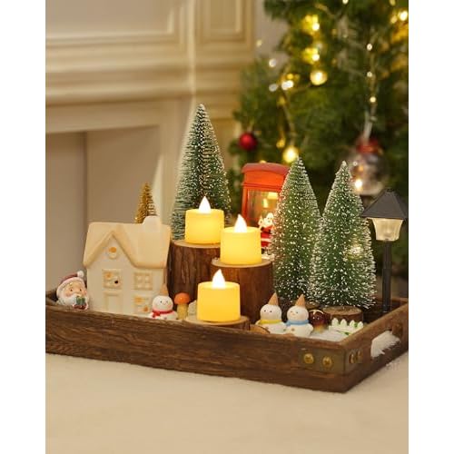 Amagic 12/24/50/100/150 Pack LED Tea Lights, Flameless Votive Candles, Battery Operated Tealights Candles for Halloween, Christmas, Home Decor, Wedding,Theme Party, Festival£¨12 Pack, Warm Ivory£©