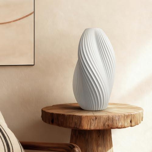 Calypso Ceramic Table Lamp - Handcrafted Modern Bedside & Living Room Lighting