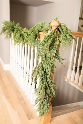 9ft Lavish Mixed Garland: Norfolk Pine, Juniper & Cypress — Graylee James