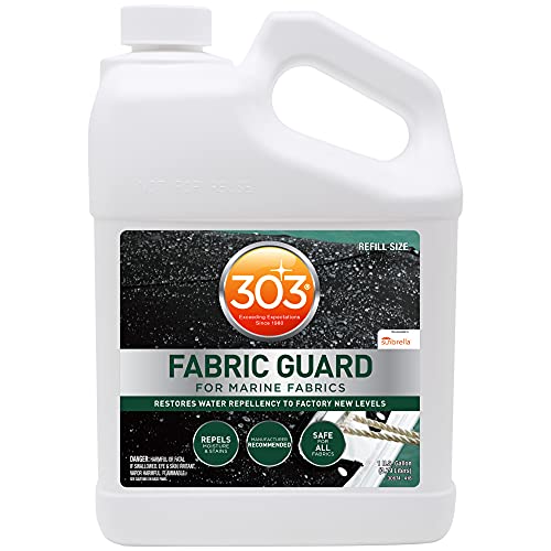 303 Marine Fabric Guard 1 Gallon (128 fl oz) for Boat Canvas & Covers - UV & Stain Resistant