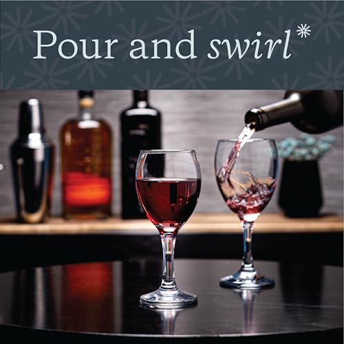 Small Wine Glasses Set of 6 - 8.5 Oz Thin Stem White Wine Glasses - Vikko