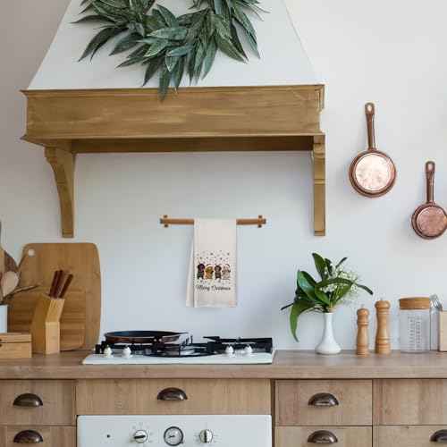 Christmas Dachshund Kitchen Towels, Dachshund Gifts, Dachshund Christmas Decor, Dachshund Weiner Dog Gifts for Women, Dachshund Dog Hand Tea Towels for Bathroom Kitchen, 16x24 Inch