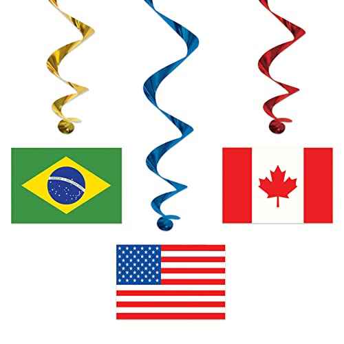 Beistle International Flag Whirls