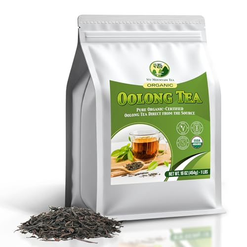 Organic Oolong Tea Loose Leaf 1 lb - Premium Chinese Whole Leaf Matcha
