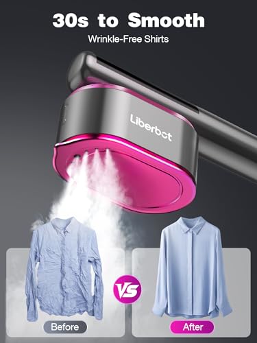 Portable 2-in-1 Travel Garment Steamer & Iron with Rotatable Head