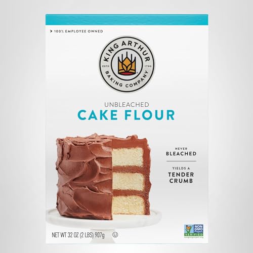 King Arthur Cake Flour, Unbleached and Unenriched, 2 lb (Pack of 1) - Non-GMO Project Verified, No Preservatives