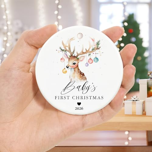 Baby First Christmas Ornament 2026 - Cute Baby Holiday Keepsake (Variation: Baby)