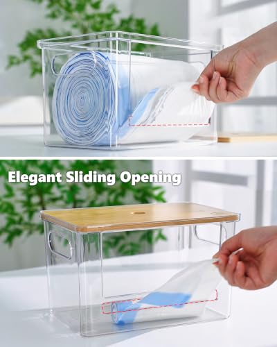 iCASA 5 in 1 Trash Bag & Detergent Organizer Dispenser - L-5in1