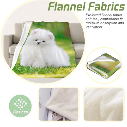 VNLVNL 80x60 Inch Howling Wolf Blanket - Lightweight Flannel Throw for Couch, Bed & Office Decor