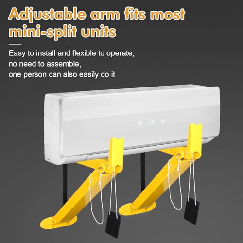 Kodilin Mini Split Wall Mount Support Bracket - Adjustable Indoor AC Mounting Tool, Single Person Easy Installation (Variation 1)