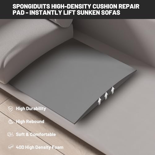 Arched Couch Cushion Support 24x24x2.4 Inch Grey Set of 3 - Sagging Sofa Support