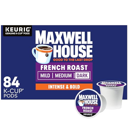 Dark Roast Coffee Pods - Maxwell House 84 Ct French Roast K-Cup Pack