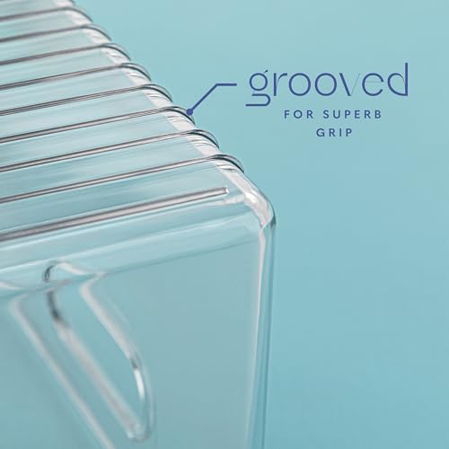 Plastic Food Storage Containers 2 Pack - Clear Bin with Handles, 16x6x5 Inches - Variation 2 / 16x6x5
