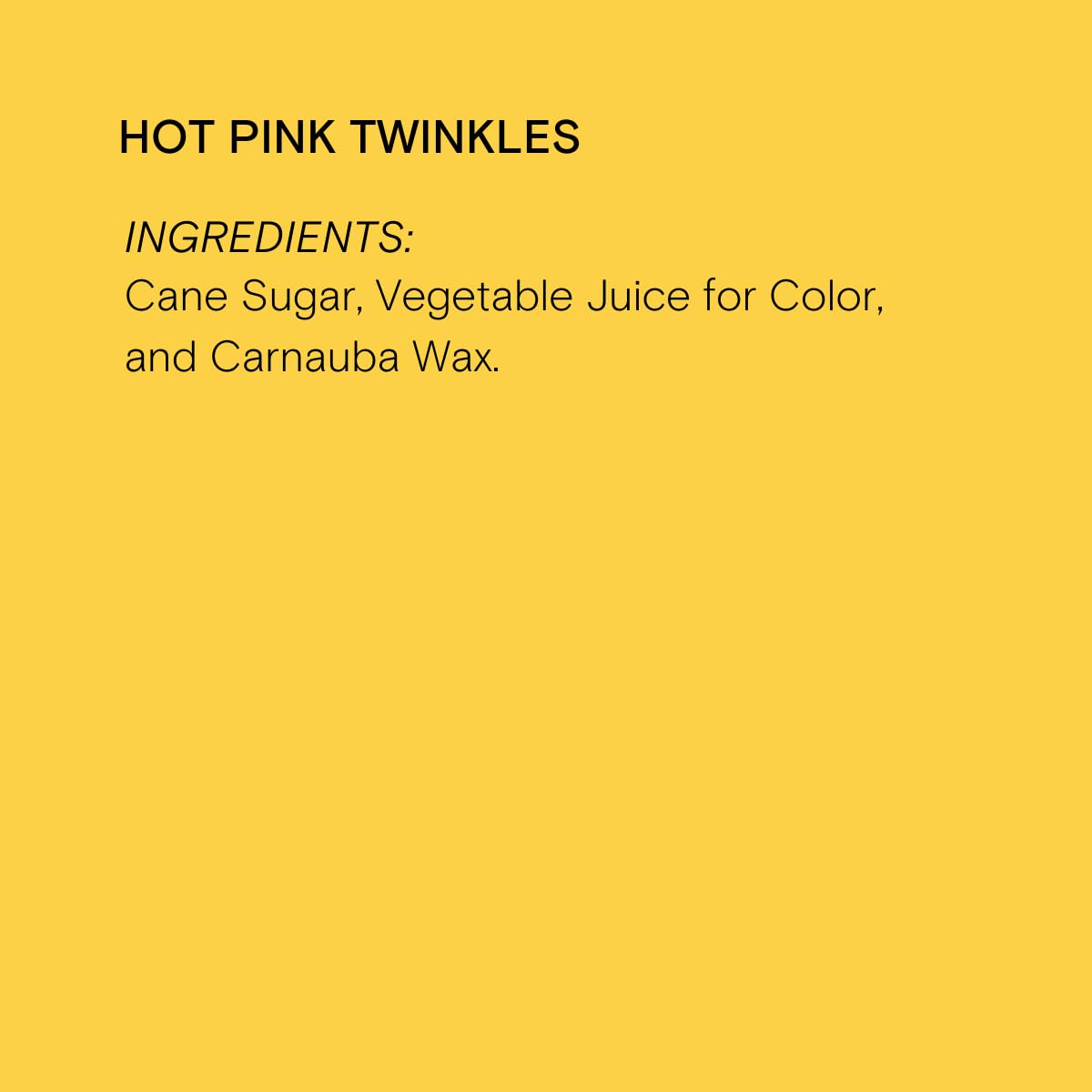 Supernatural Twinkles | Hot Pink Sanding Sugar - Plant-Based, Vegan, 3oz - Made in USA