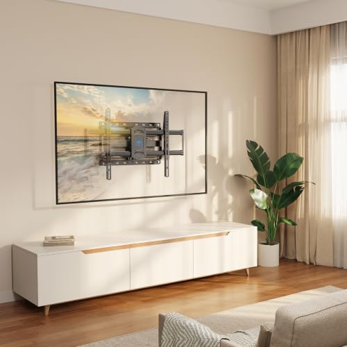 Full Motion TV Wall Mount for 42-90 Inch TVs Up to 154 lbs - 16" Studs