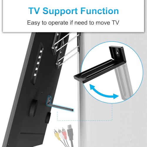 IMtKotW Ultra Slim TV Wall Mount for 37-86 Inch Screens, Supports 165 lbs, VESA Compatible