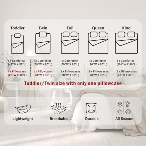 Castle Fairy King Size Bedding Comforter Set Multi 05 — Blue Cream Floral Plaid, 2 Pillowcases