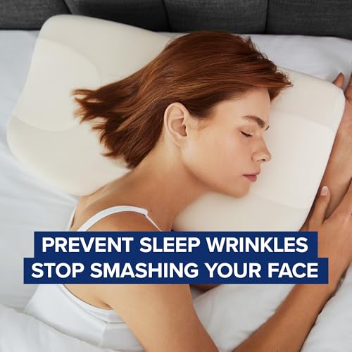 Anti-Wrinkle Side Sleeper Pillow for Anti-Aging & Neck Support