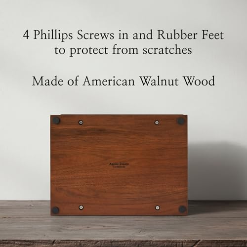 Walnut Wooden Cremation Urn for Adults - Handcrafted Ashes Container