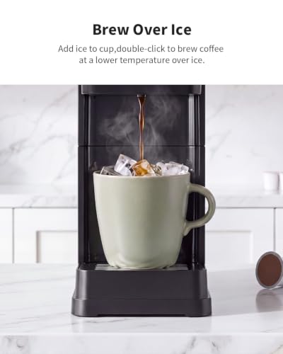 Single Serve Coffee Maker for K-Cup Pods & Grounds, Hot & Iced Brewing