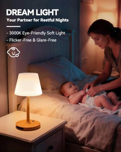 Outdoor Waterproof Shower Lamp with 8000mAh Power Bank - Wood Grain Variation