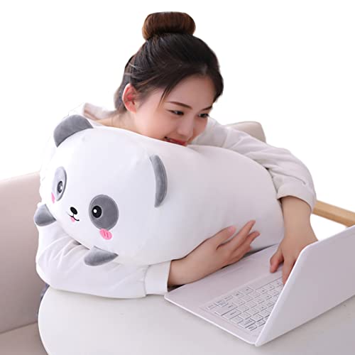 Panda Plush Stuffed Animal, Cute Panda Plushie Cylindrical Body Pillow Toy Gifts for Kids Birthday, Valentine, Christmas, 8inch