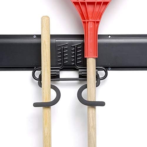 Ultrawall Heavy Duty Double Handle S Hooks - Steel Tool Storage Organizer for Home & Garden | 2-Pack