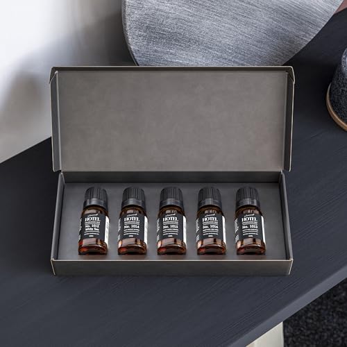 AirScent Hotel Diffuser Oil Gift Set – 5-Star Hotel Scents, 5-Pack