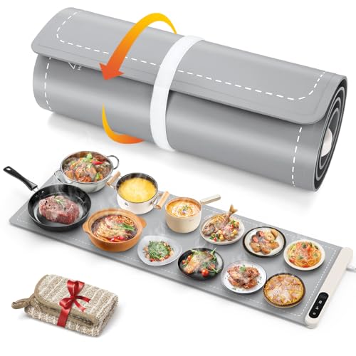 FYY Extra Long Warming Mat for Food, Rapid and Full Surface Heating