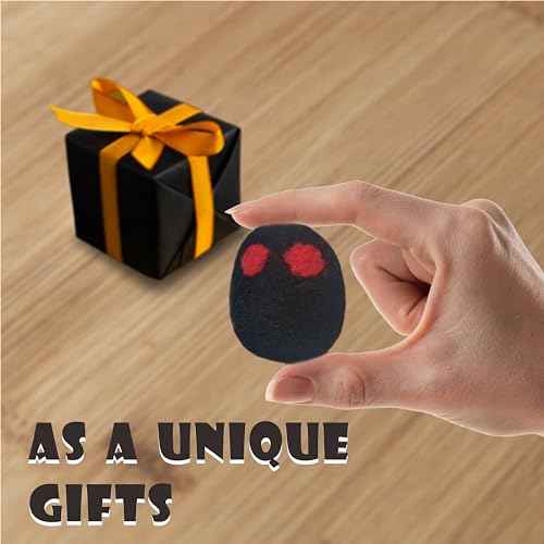 Adopt A Demon! Tiny Demon in A Jar, Cute Handcrafted Felting Gift, Christmas Decoration, Funny Unique Present for Boys & Girls, Adult, Party Favor Decoration - Gui-03