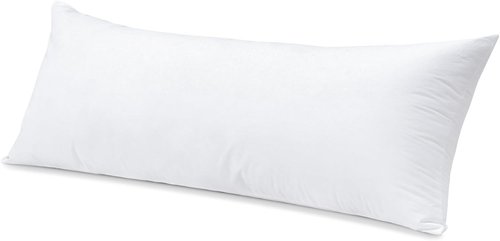 Artscope 14x36 Pillow Insert - Ultra Soft Synthetic Down Lumbar Pillow for Couch & Bed | White