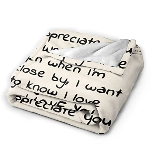 Mom Blanket Dear Mom Birthday Gifts 60 x 50 Inches - Mother's Day Gift