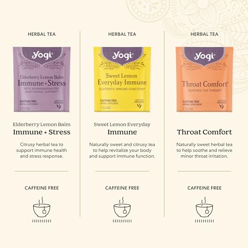 Get Well Tea Gift Box - Organic Wellness Tea Sampler, 45 Bags