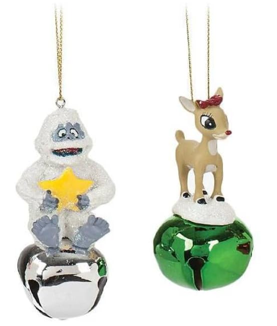 Roman 4-Pack Jingle Buddies Ornaments – Rudolph & Friends, 3.2 in Multicolor