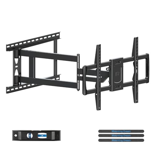 Mounting Dream Long Arm Wall Mount for 37-75 Inch TVs, 24" Studs, Up to 100lbs