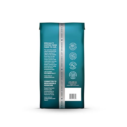 Decaf Caribou Coffee Ground Coffee - Medium Roast Arabica, 6 Pack of 12oz Bags