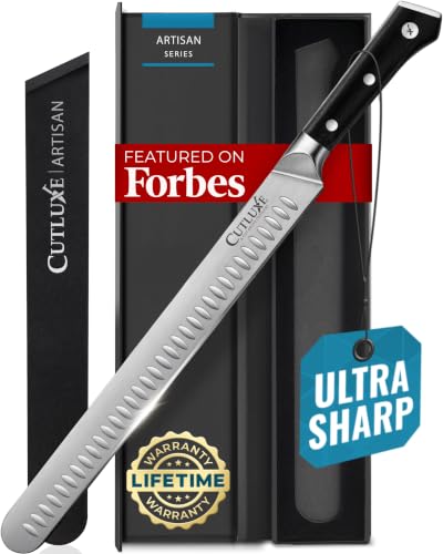 Brisket Knife - 12-Inch Carving & Slicing Knife for Meat & BBQ - Cutluxe